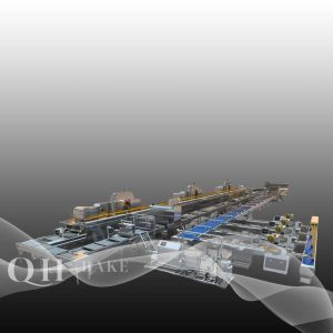 qh400 fuldautomatisk produktionslinje for cremekage | kage maskineri